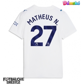 Manchester City Matheus Nunes #27 Dámské Alternativní Dres 2026-27 Krátký Rukáv